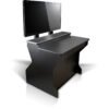 fight stick sit down pedestal arcade